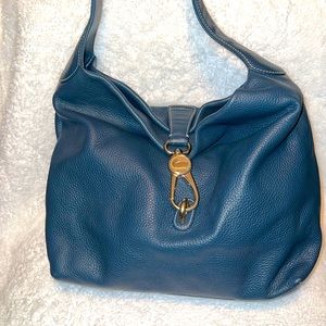 Blue and pink Dooney and Bourke bag.